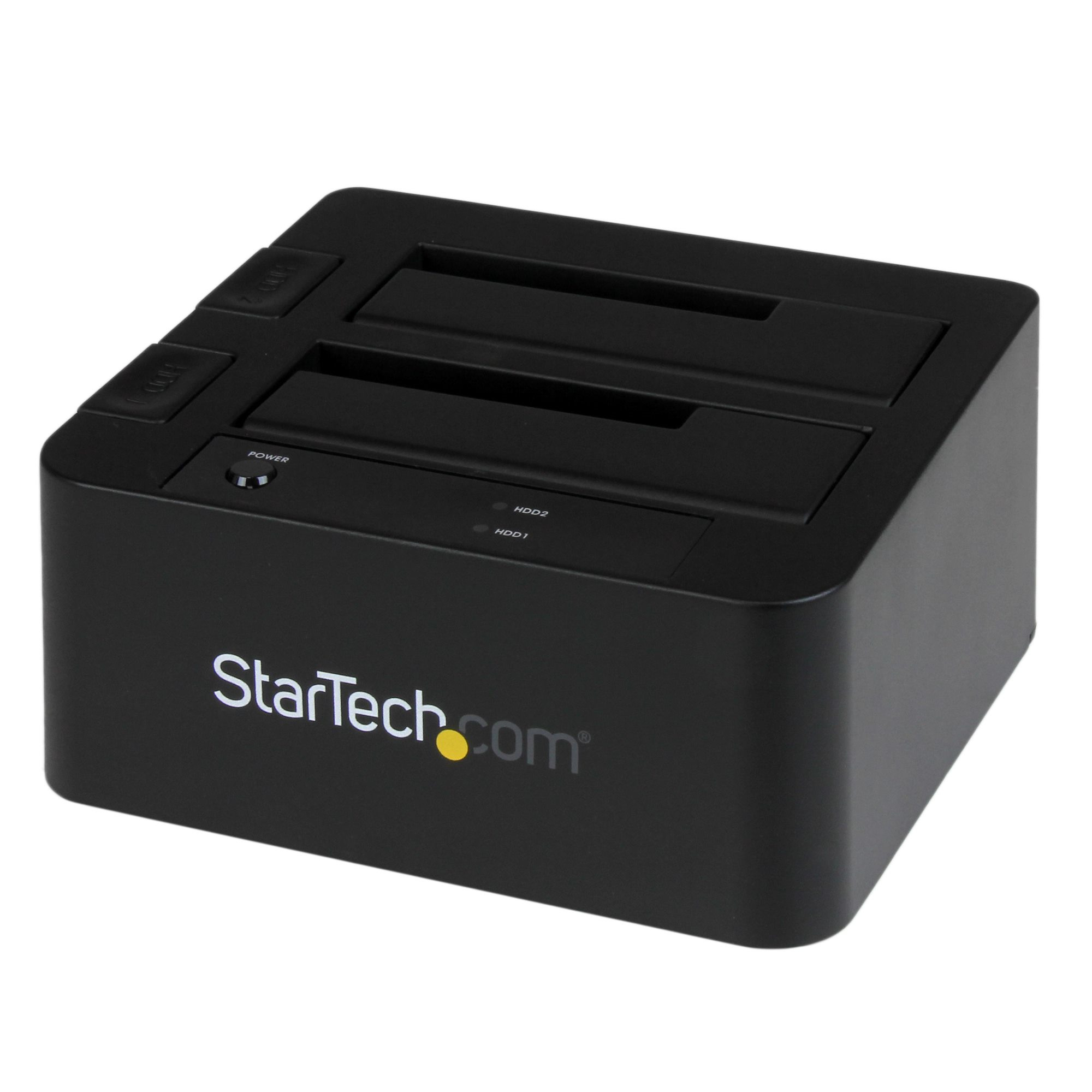 StarTech.com 2-fach USB 3.0 / eSATA Festplatten Dockingstation mit UASP fr 2,5/3,5 SSD / HDD - Serial-ATA USB Dual Bay Dockingstation - Speicher-Controller - 2.5, 3.5 (6.4 cm, 8.9 cm)