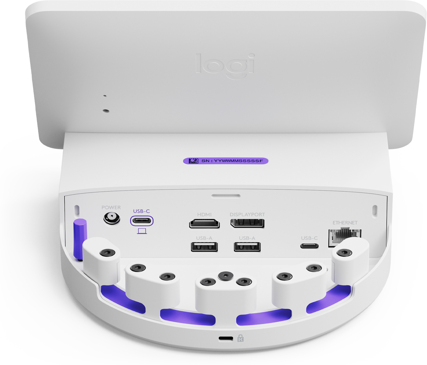 Logitech Logi Dock Flex - Verwaltete Dockingstation