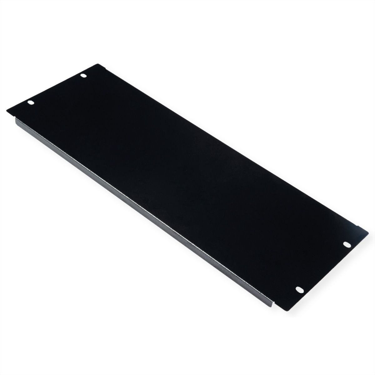 ROLINE Blindabdeckung - Jet Black, RAL 9005 - 4U - 48.3 cm (19)