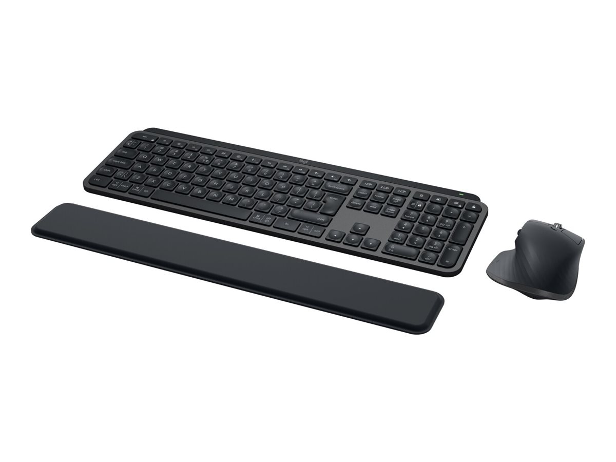 Logitech MX Keys S Combo tastiera Mouse incluso RF senza fili + Bluetooth QWERTZ Svizzere Grafite