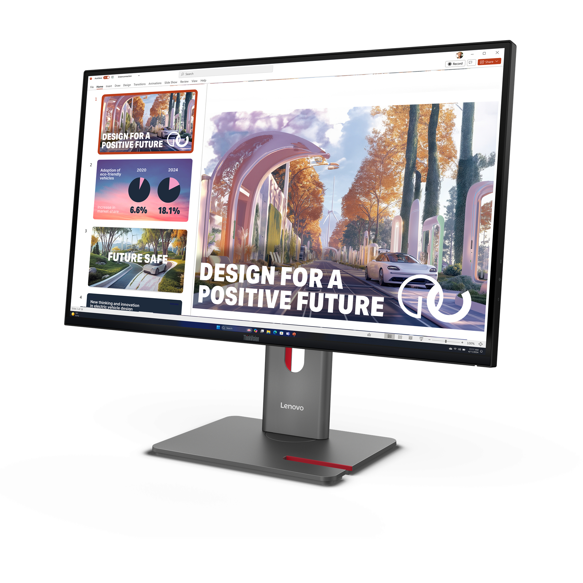 Lenovo ThinkVision P27QD-40 LED display 68,6 cm (27) 2560 x 1440 Pixel Wide Quad HD Nero