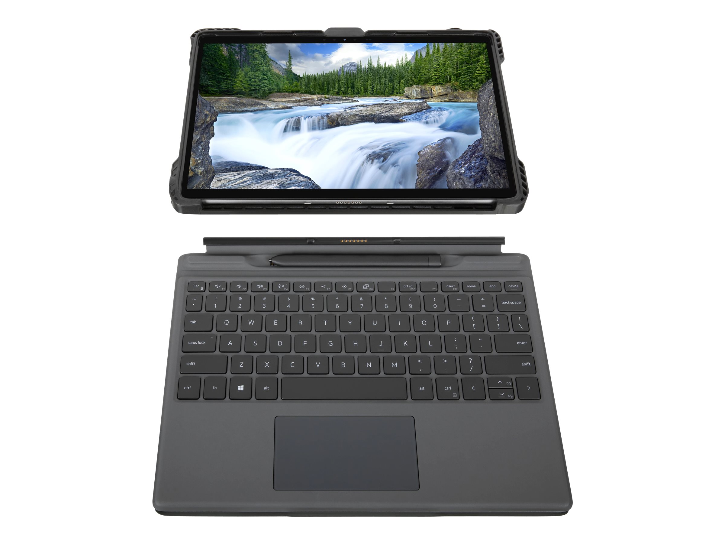 Dell Commercial Grade Case - Tablet-PC-Schutzh�lle - Schwarz - 3 Jahre Garantie - f�r Dell Latitude 7320 Detachable (with and without Smart Card and NFC)