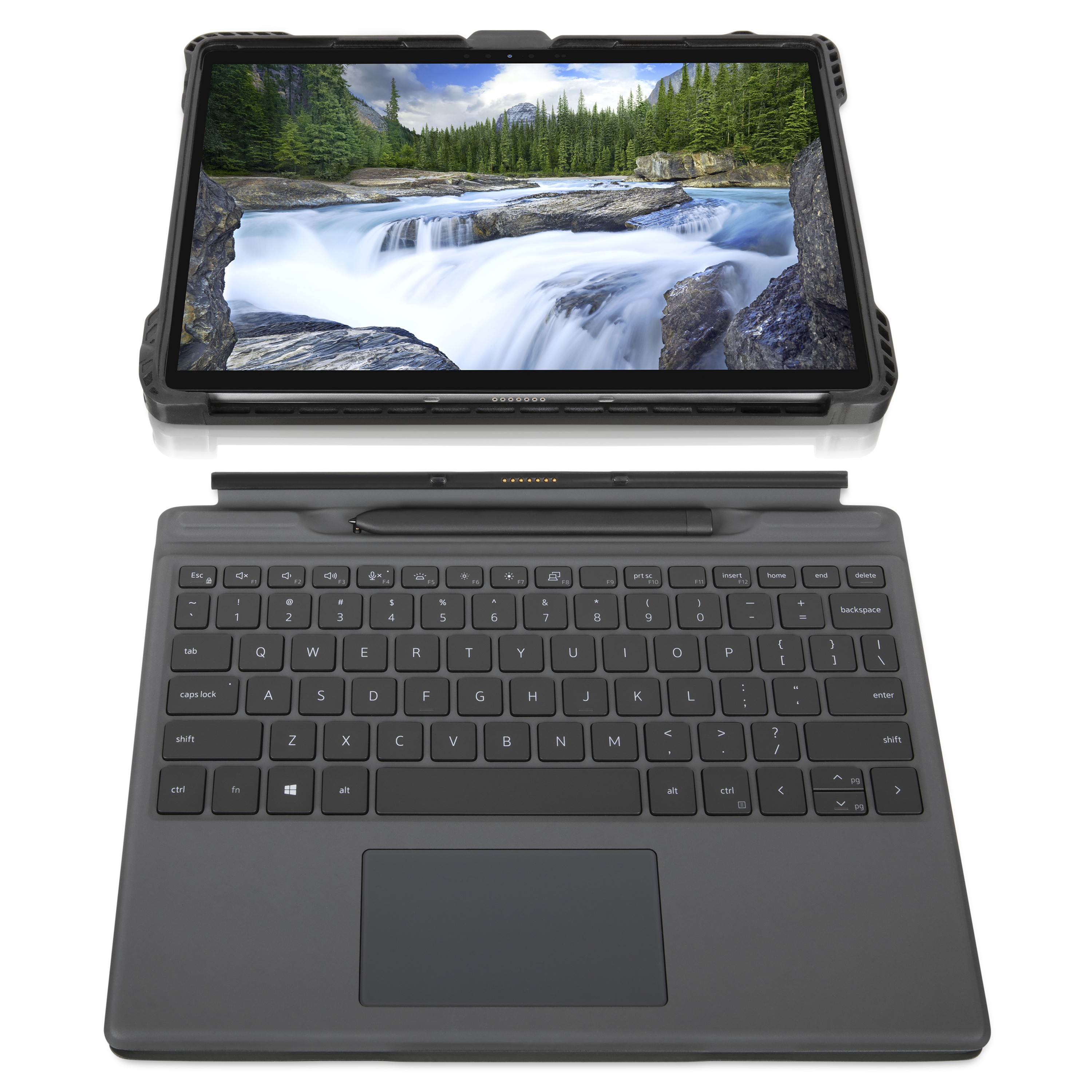 Dell Commercial Grade Case - Tablet-PC-Schutzh�lle - Schwarz - 3 Jahre Garantie - f�r Dell Latitude 7320 Detachable (with and without Smart Card and NFC)