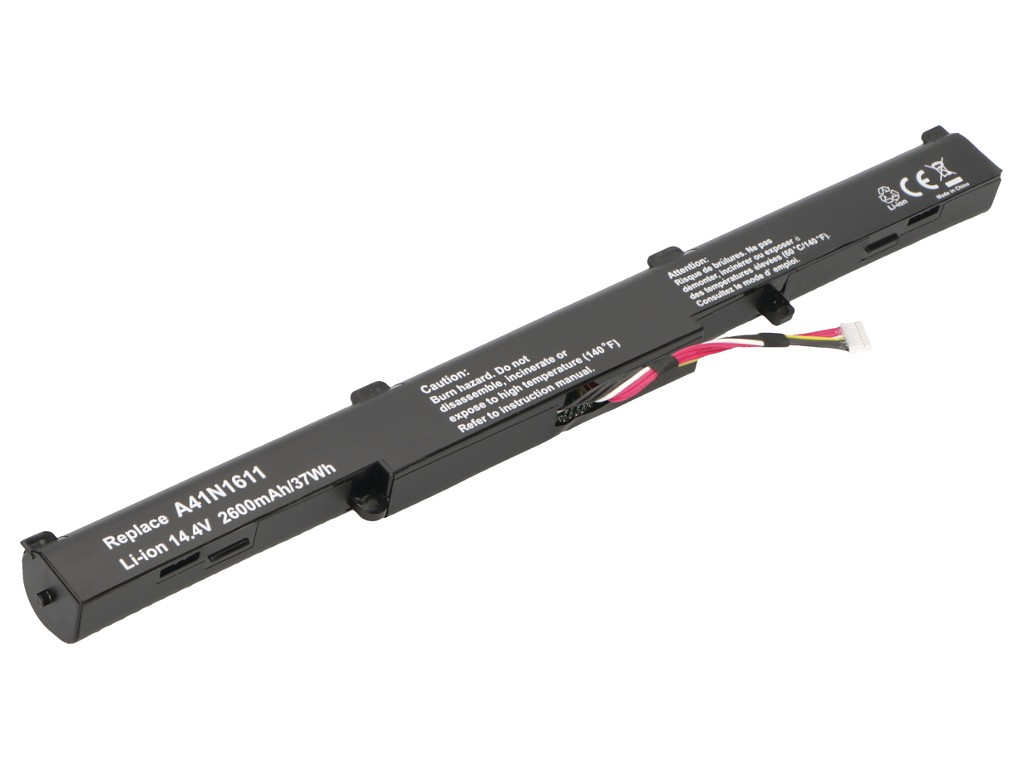 2-power 2P-A41N1501 - Akku - Batterie 2.600 mAh 14,4 V