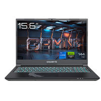 Gigabyte G5 MF5-52DE353SD laptop 39.6 cm (15.6) Full HD Intel Core i5 i5-13500H 16 GB DDR5-SDRAM 512 GB SSD NVIDIA GeForce RTX 4050 Wi-Fi 6E (802.11ax) Black