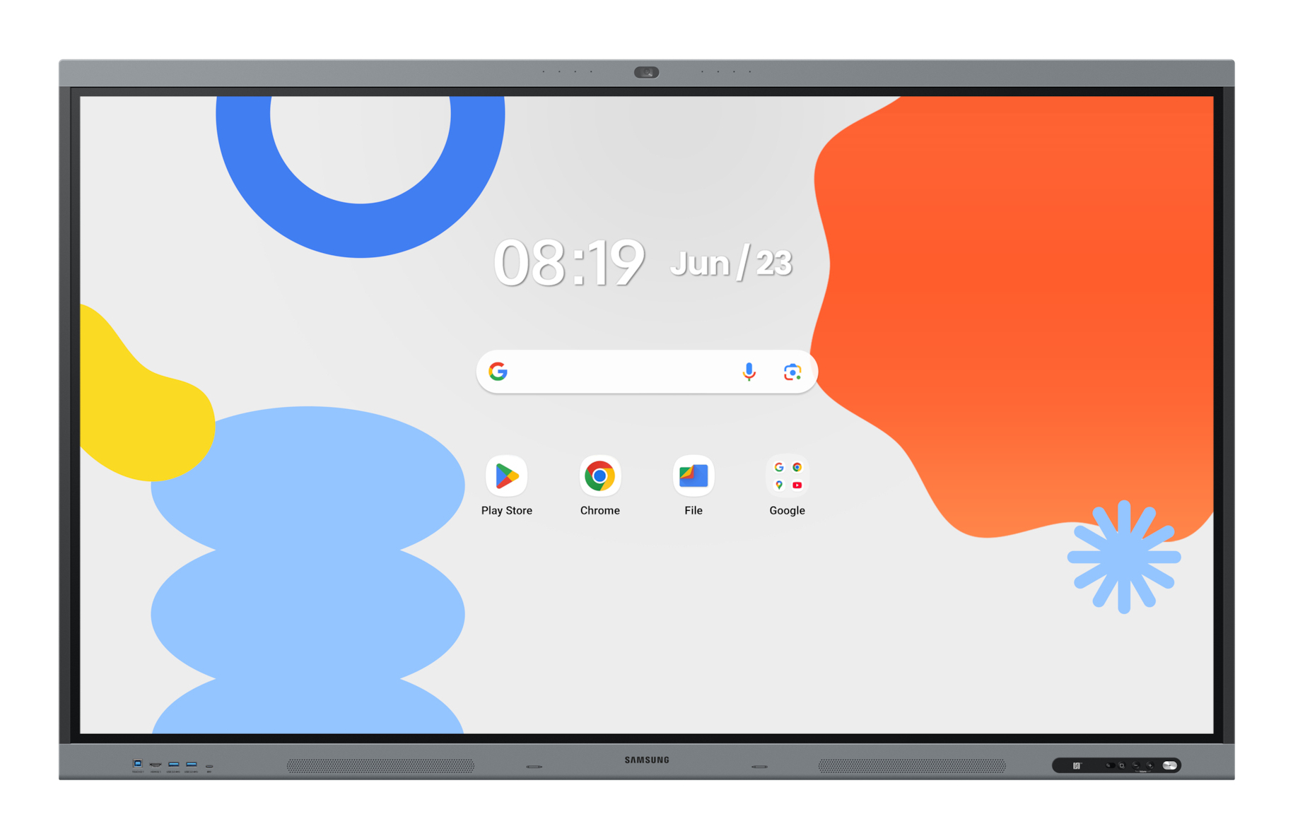 Samsung LH75WAFPLGC pizarra blanca interactiva 190,5 cm (75) 3840 x 2160 Pixeles Pantalla t�ctil Negro, Gris