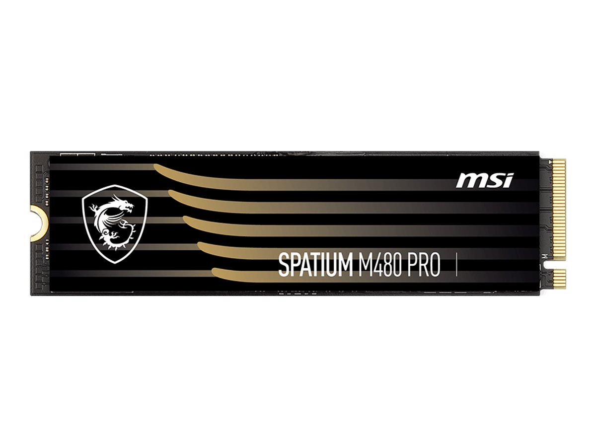 MSI Spatium M480 PRO PCIe 4.0 NVMe M.2 1TB PCI Express 4.0 3D NAND