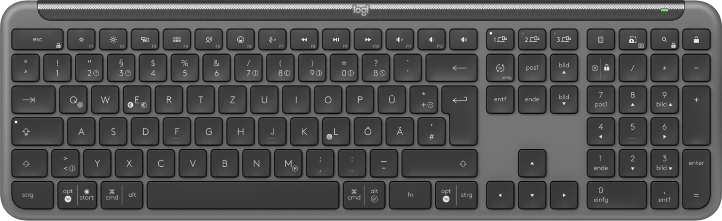 Logitech Sgn Slim Combo MK950 Business GRAPHITE - DEU - CENTRAL-419