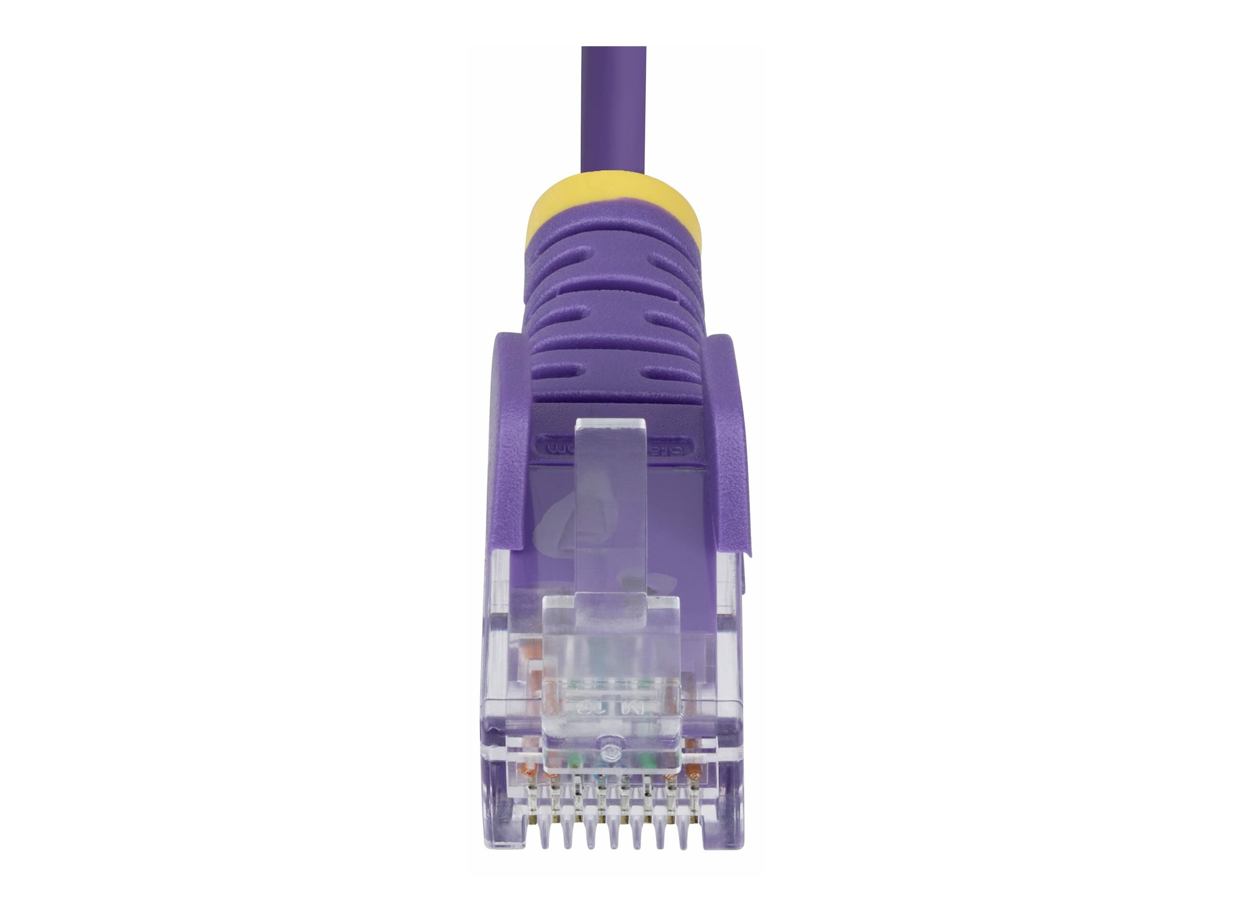 StarTech.com 1.5m Purple Slim CAT6 Ethernet Cable, Snagless, 28AWG, LSZH - Patch-Kabel - RJ-45 (M)