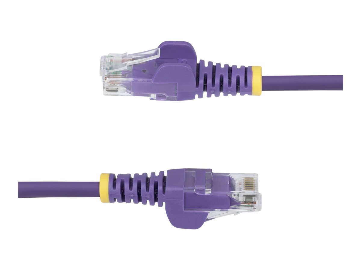 StarTech.com 1.5m Purple Slim CAT6 Ethernet Cable, Snagless, 28AWG, LSZH - Patch-Kabel - RJ-45 (M)