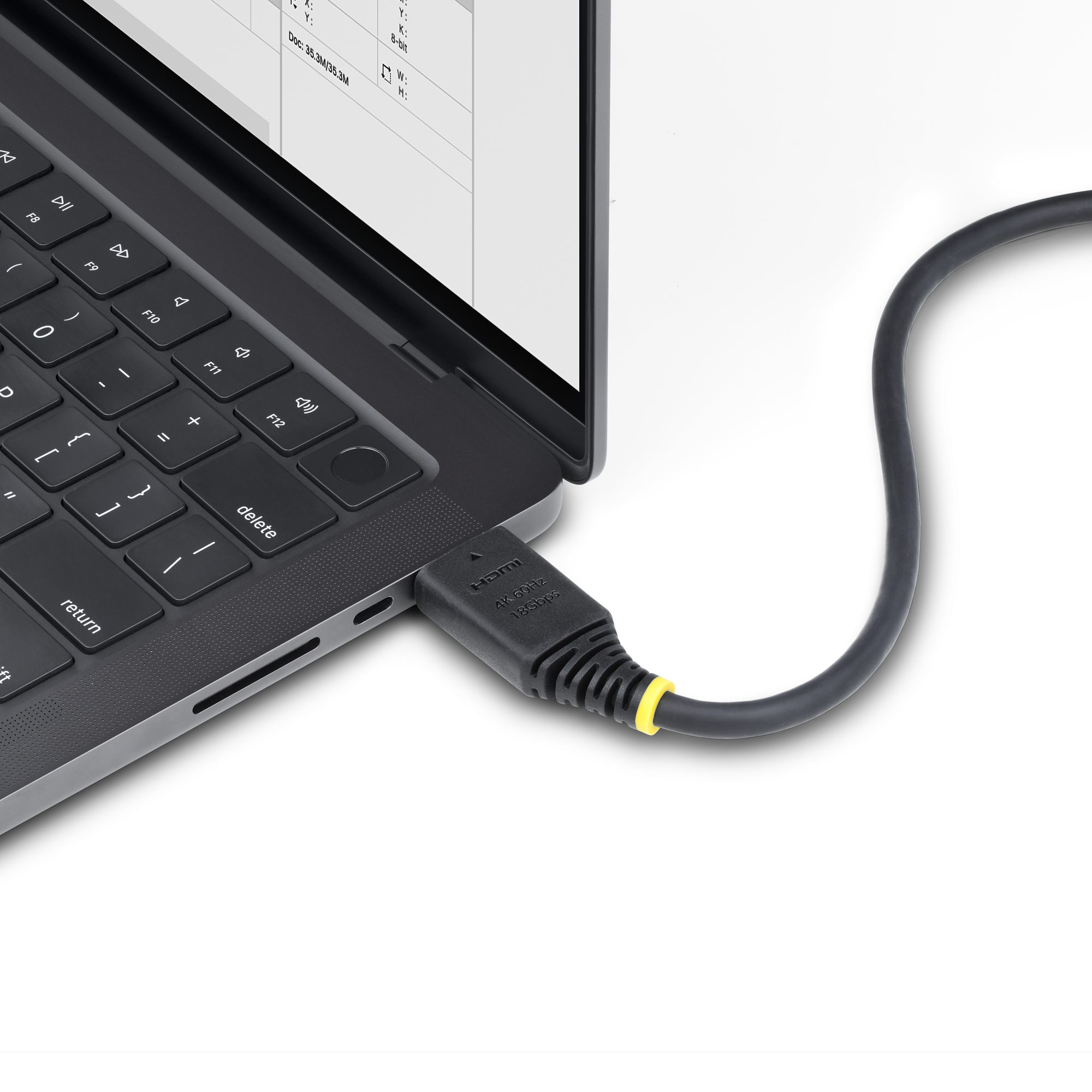 StarTech.com Cble HDMI Haut Dbit de 4m Certifi Premium, 4K 60Hz/1440p 144Hz, HDR10/HDCP 2.2/ARC, 18Gbps, Cordon HDMI 2.0 UHD pour TV/Moniteur/Affichage, Gaine TPE