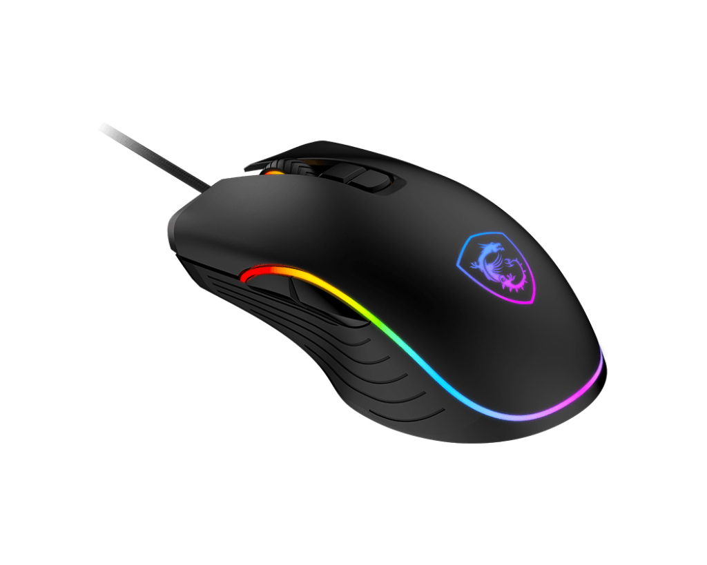MSI Clutch GM300 Gaming Maus Black USB
