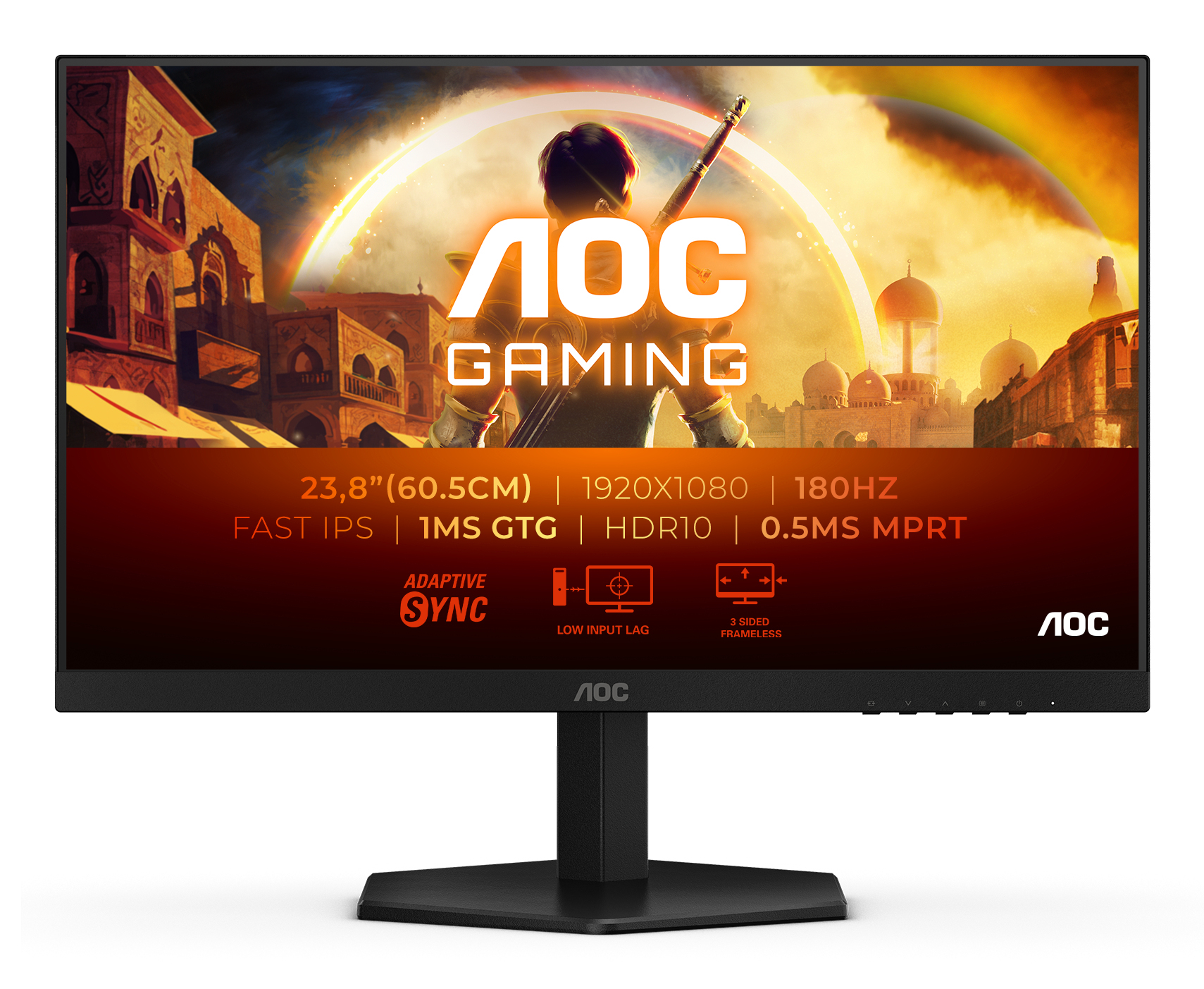 AOC G4 24G42E pantalla para PC 61 cm (24) 1920 x 1080 Pixeles Full HD LCD Negro