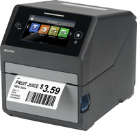 SATO CT4-LX - Direkt W�rme/W�rme�bertragung - POS-Drucker - 305 x 305 DPI - 6 ips - 0.08 - 0.19 �m - 12,8 cm