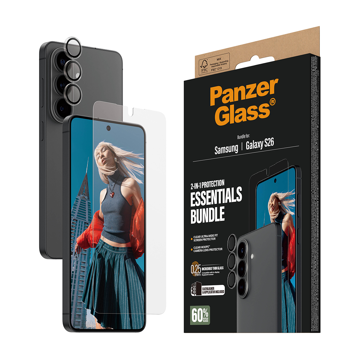 PanzerGlass Hoops 2-in-1 Bundle Samsun