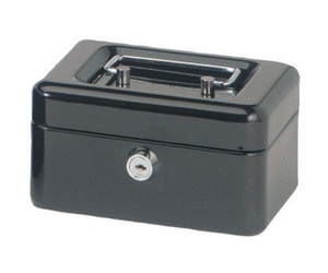 Wedo Cash box size 2 cash/ticket box Black
