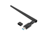 Lanberg NC-1200-WIE - Eingebaut - Kabellos - USB - WLAN - 1200 Mbit/s - Schwarz