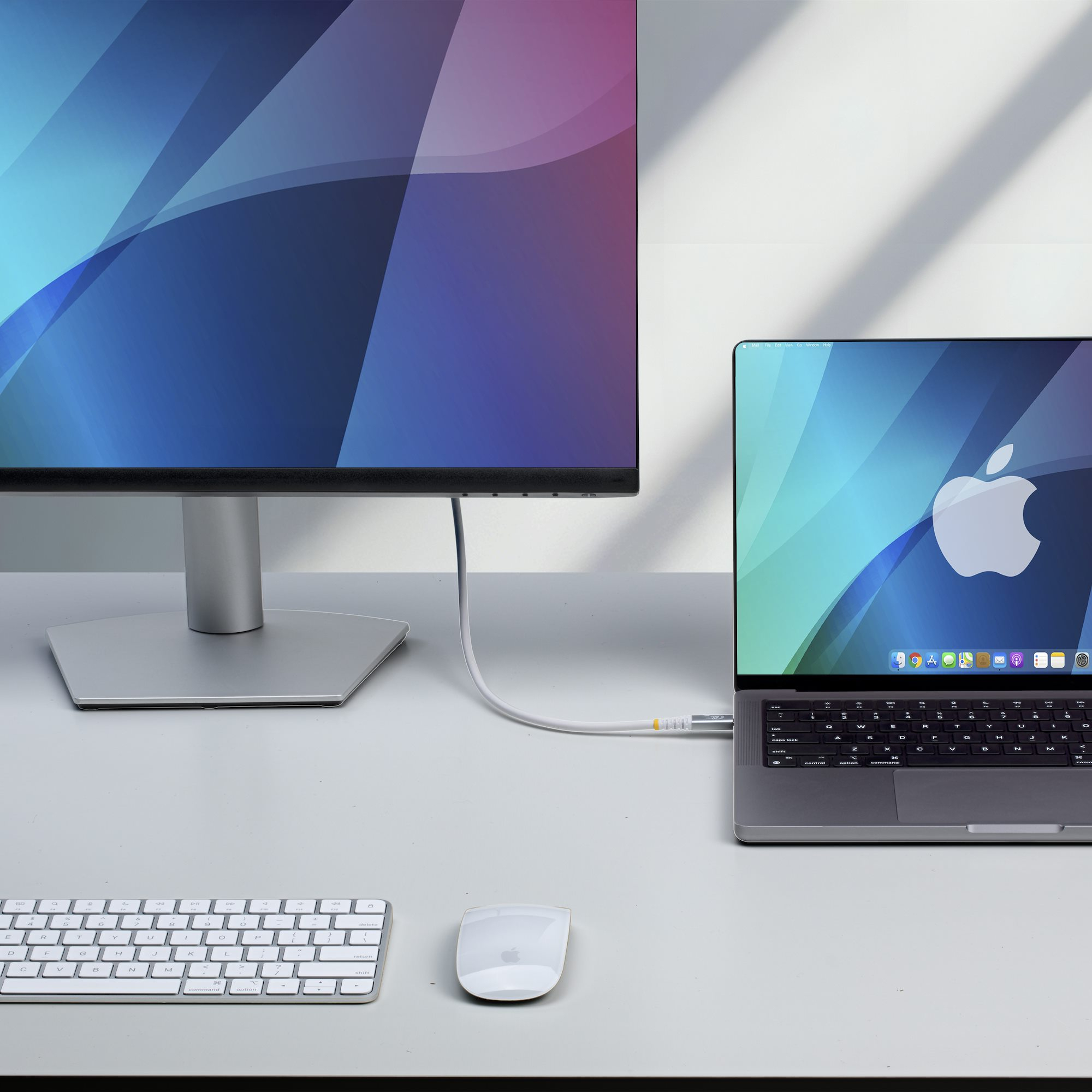 StarTech.com Cavo USB4 da 3m, Cavo USB-C Certificato USB-IF, 20 Gbps, PD60W, DP 1.4 4K120Hz, Resistente Cavetto Tipo-C Doppio Strato Intrecciato in TPE, Bianco