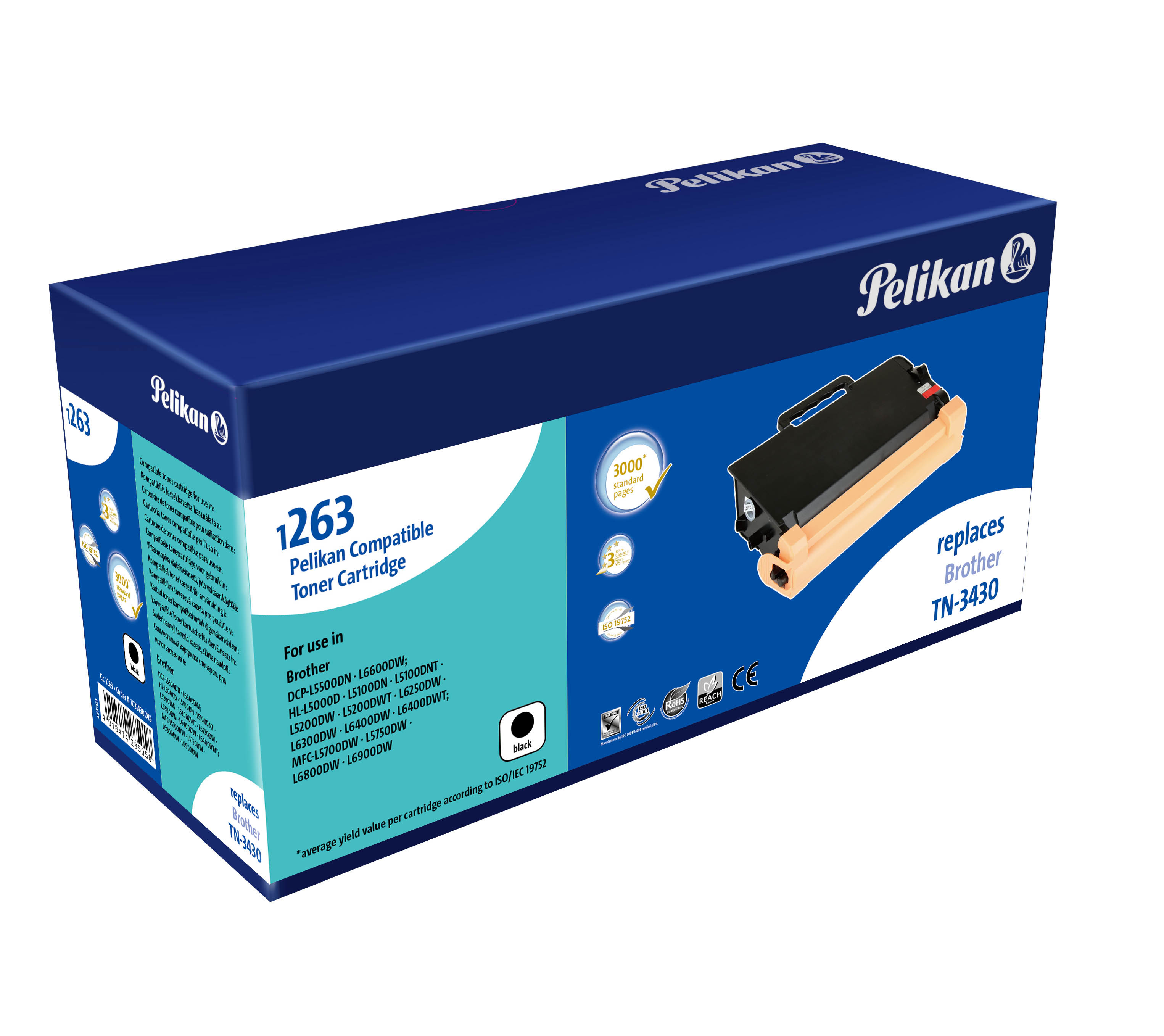 Pelikan 1031430049 cartuccia toner 1 pz Compatibile Nero