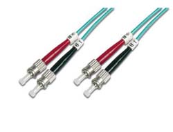 Digitus Cable de conexin de fibra ptica multimode OM 3, ST/ST