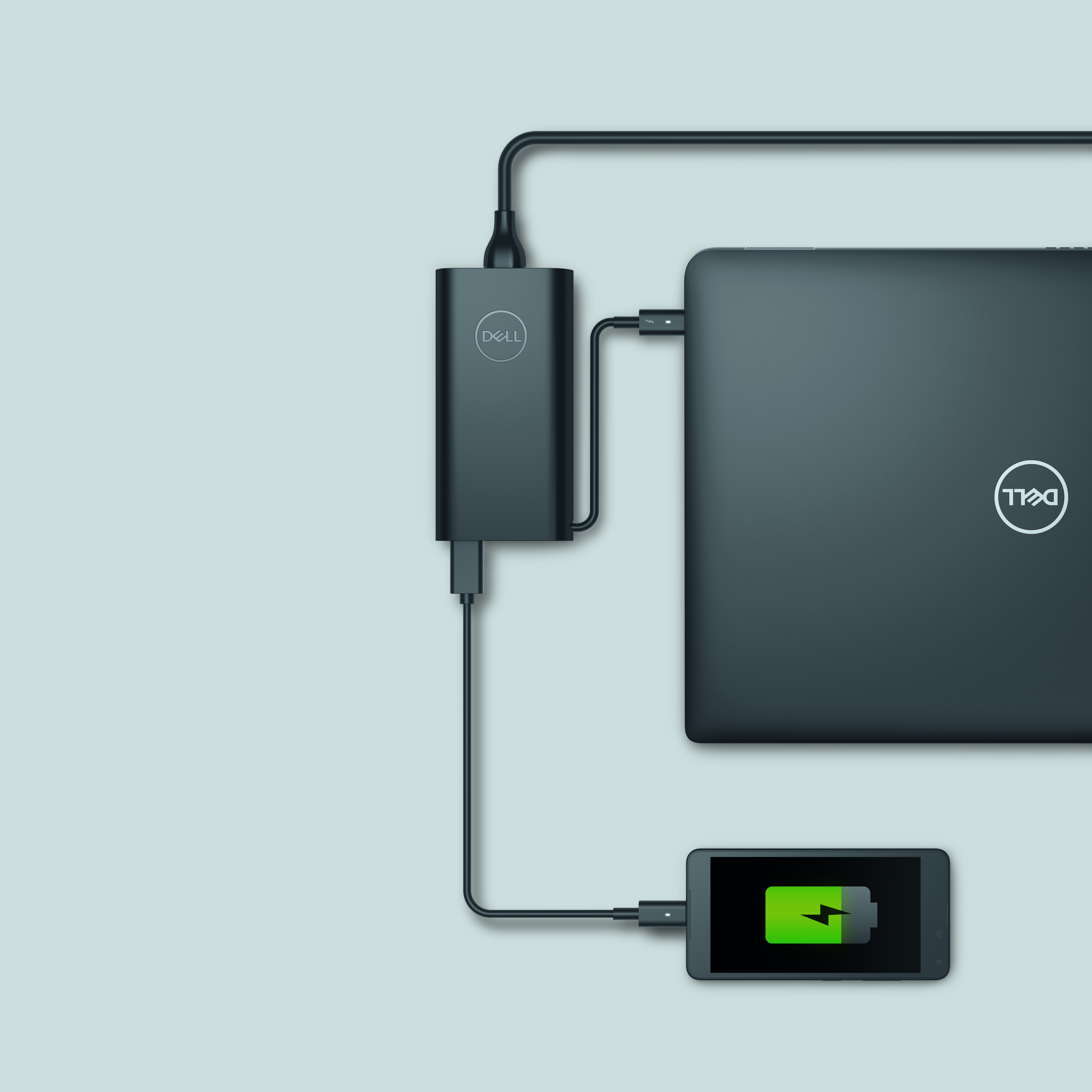DELL PA901C adaptateur de puissance & onduleur Int�rieure 90 W Noir