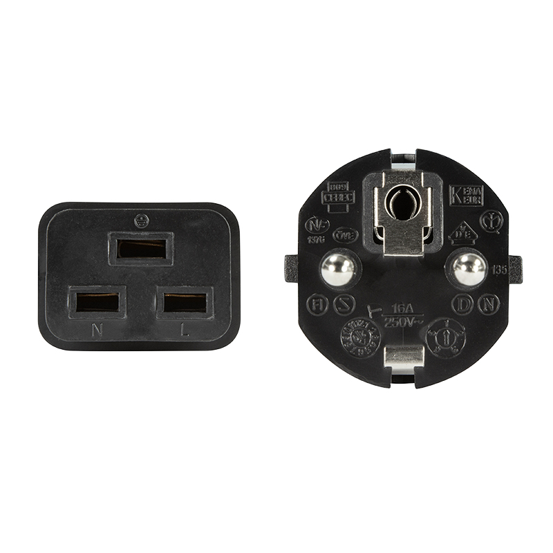LogiLink CP153 cable de transmisi�n Negro 3 m CEE7/7 C19 acoplador