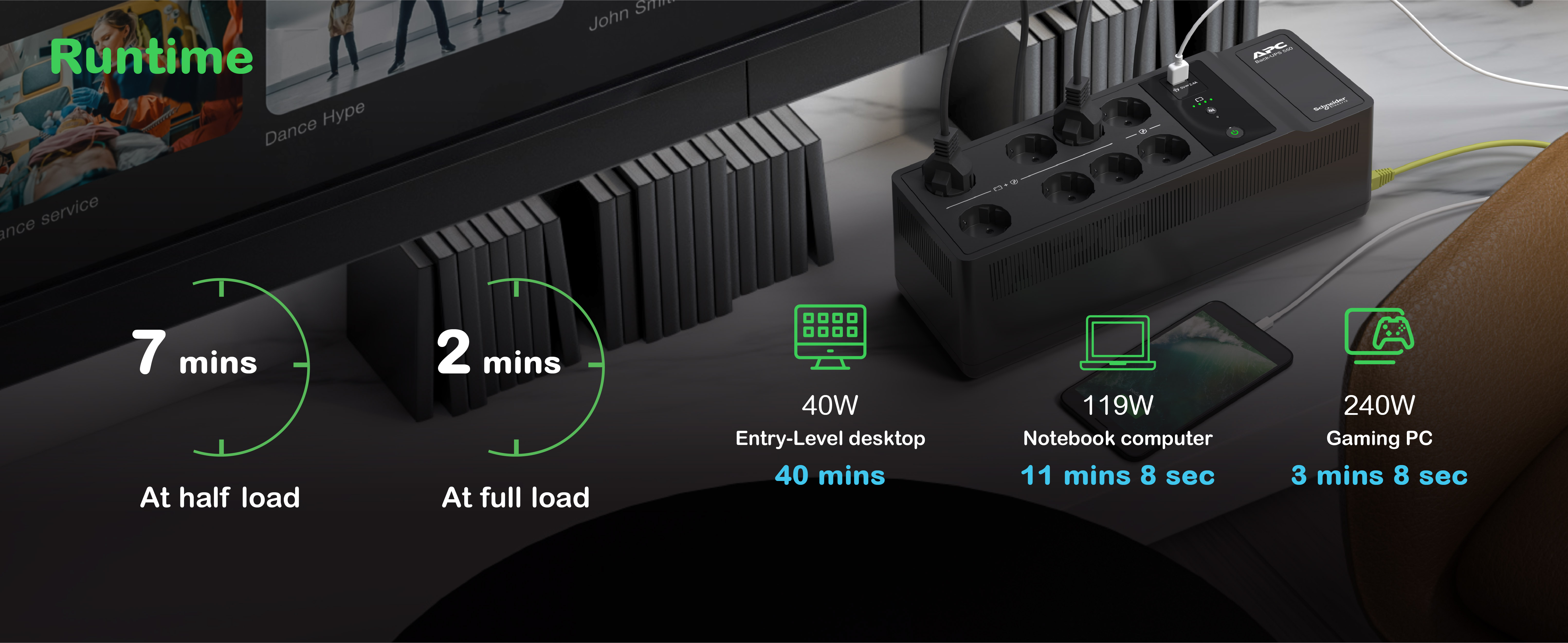 APC BE500G2-GR gruppo di continuit� (UPS) Standby (Offline) 0,5 kVA 300 W