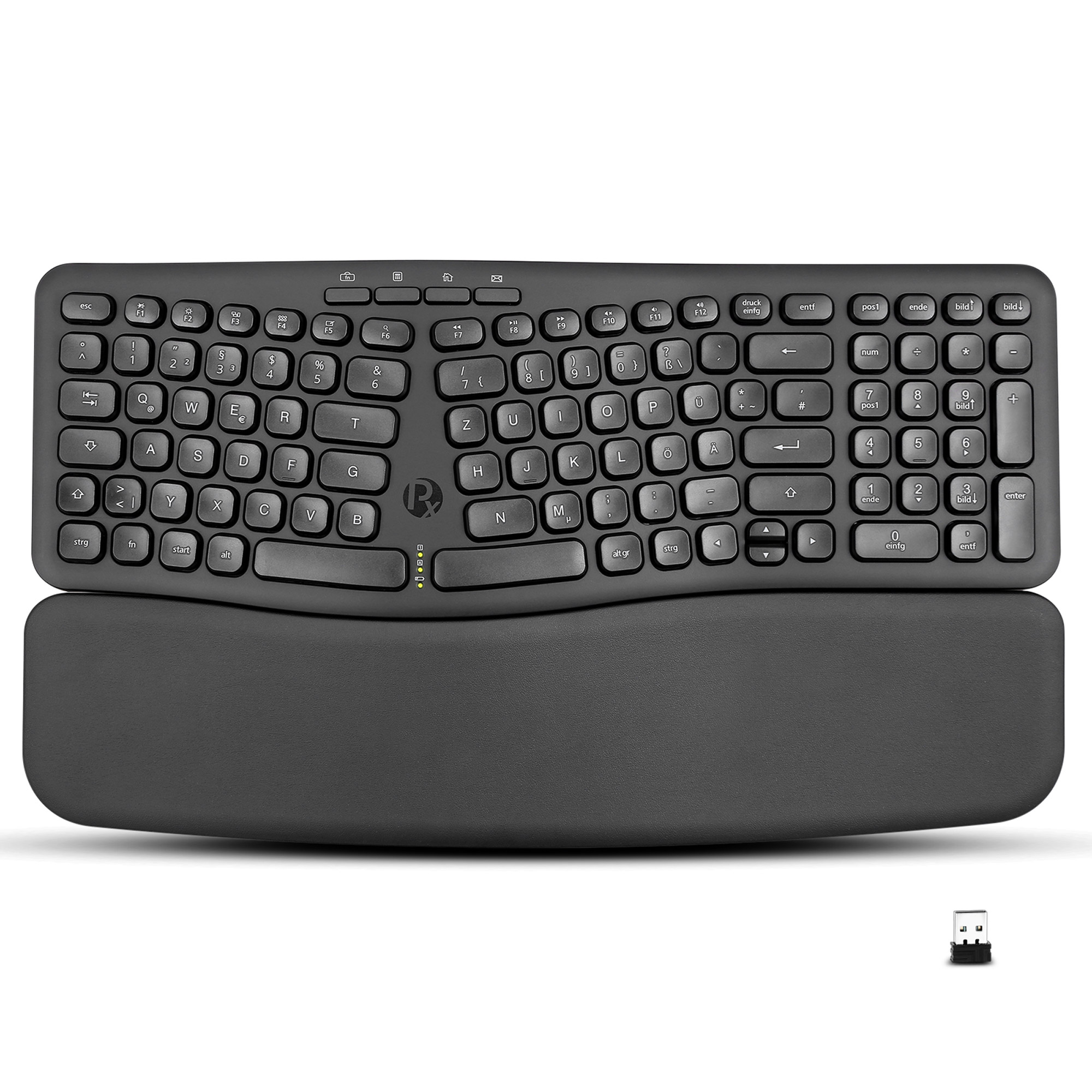 Perixx PERIBOARD-636 DE ergonomische Wireless Tastatur inkl - Tastatur