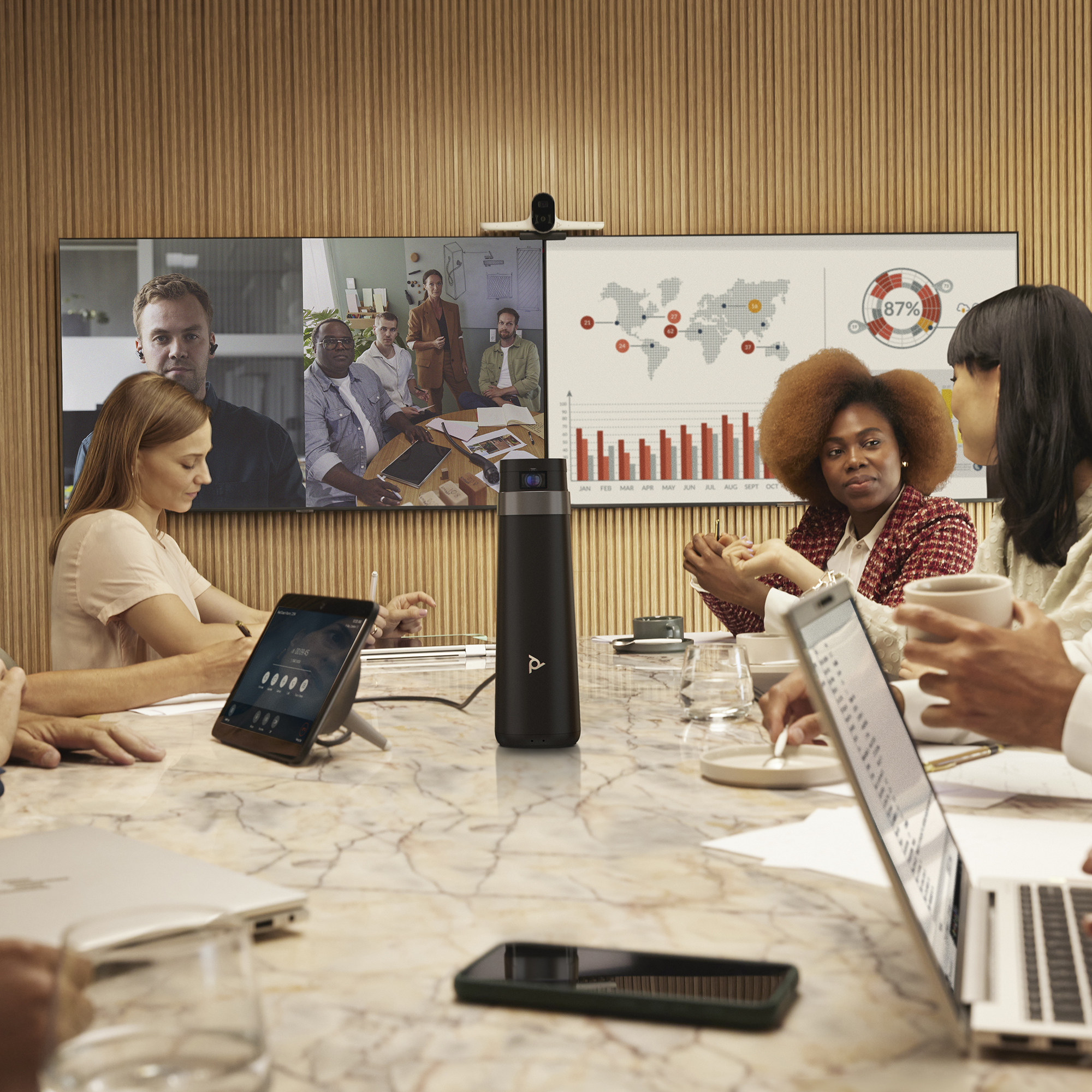 Poly Studio G62 No Radio or Power Cord - Videokonferenzsystem