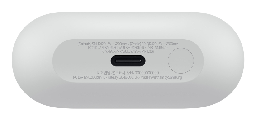 Samsung Galaxy SM-R420NZAAEUB casque True Wireless Stereo (TWS) Ecouteurs Appels/Musique Bluetooth Gris