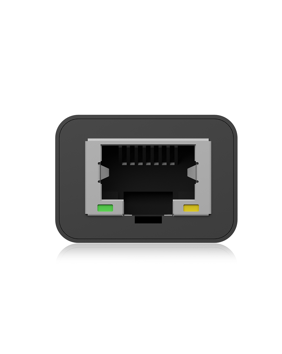 ICY BOX USB Hub 2x USB USB-C and LAN Black