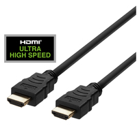 Deltaco HU-20 HDMI-Kabel HDMI Typ A Standard Schwarz - Kabel - Digital/Display/Video
