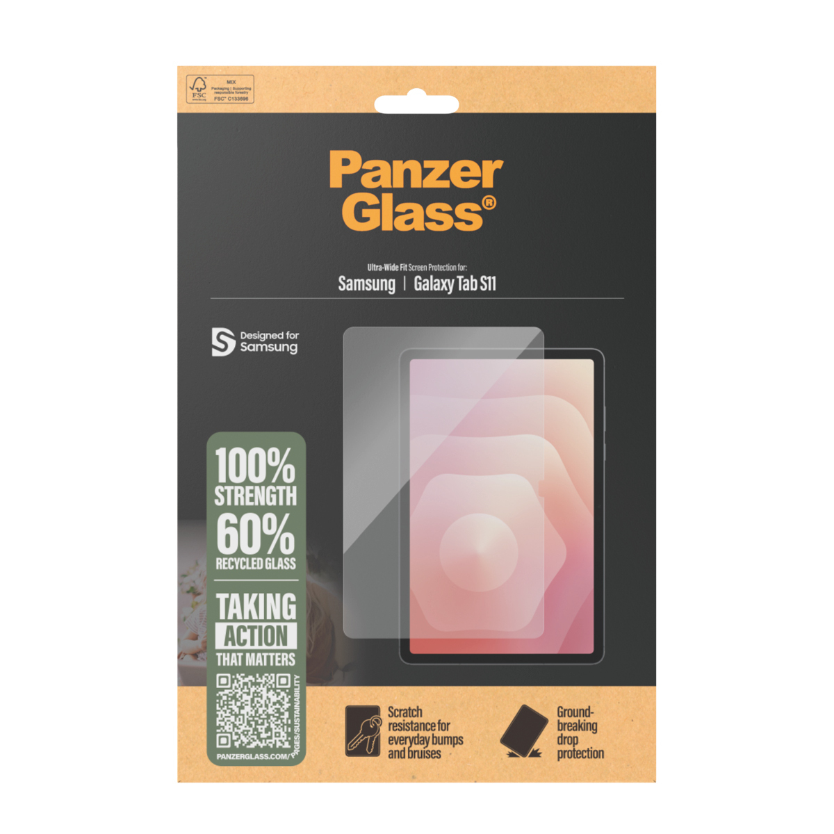 PanzerGlass Bildschirmschutz f�r Tablet - ultrabreite