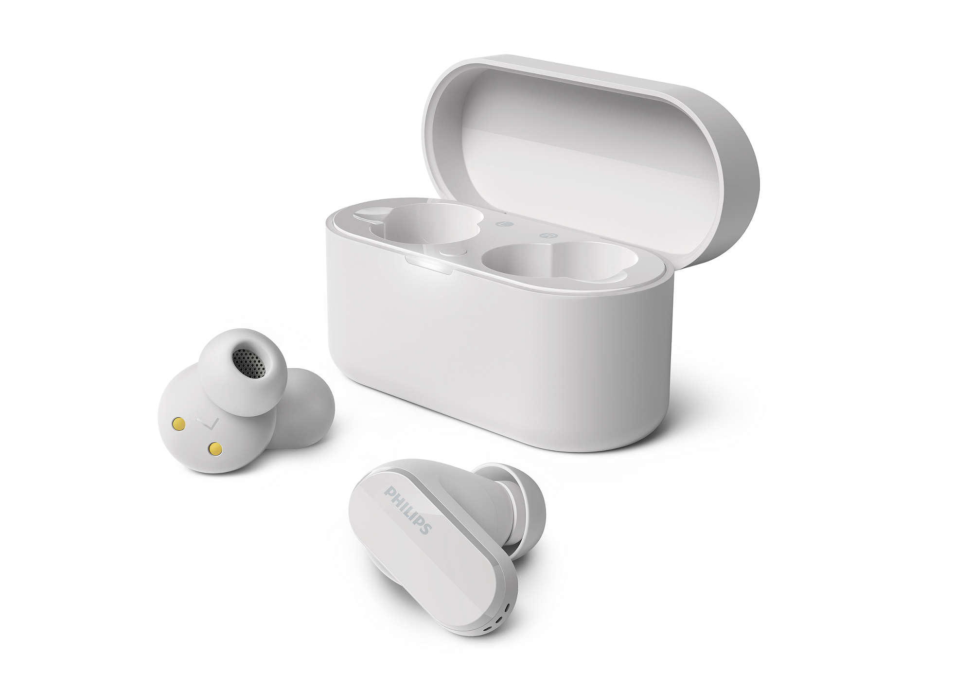 Philips TAT3508WT/00 - True Wireless Stereo (TWS) - 20 - 20000 Hz - Anrufe/Musik - 45 g - Kopfhrer - Wei