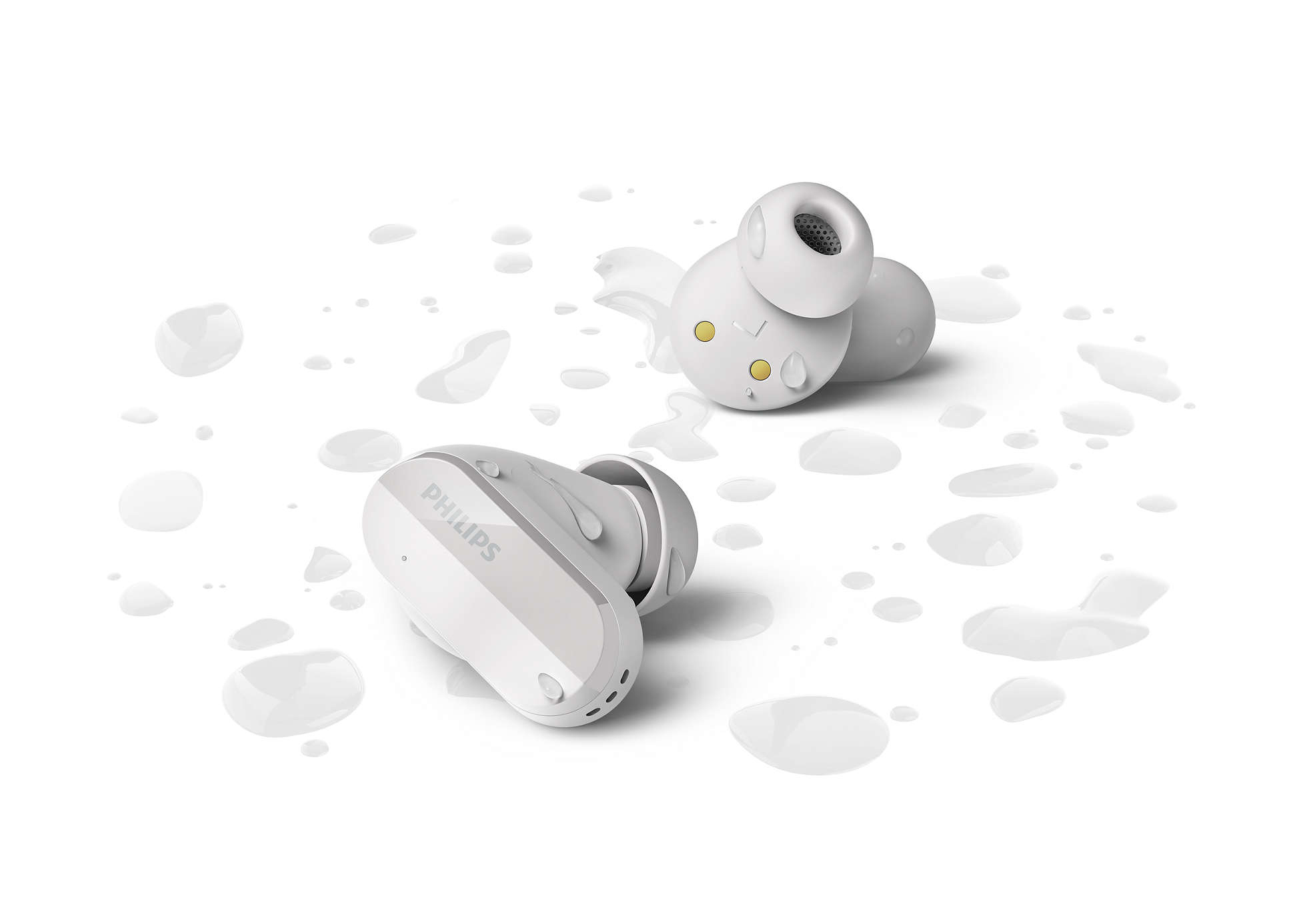 Philips TAT3508WT/00 cuffia e auricolare True Wireless Stereo (TWS) In-ear Musica e Chiamate Bluetooth Bianco