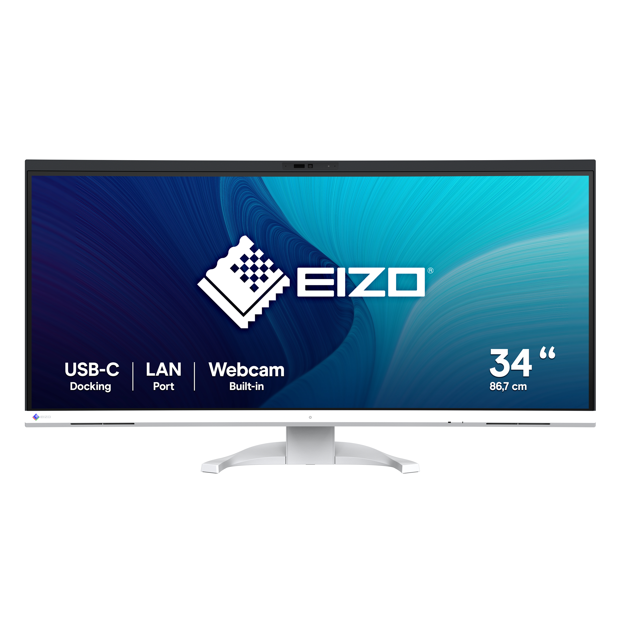 EIZO FlexScan EV3450XC-WT Monitor PC 86,6 cm (34.1) 3440 x 1440 Pixel UltraWide Quad HD LCD Bianco