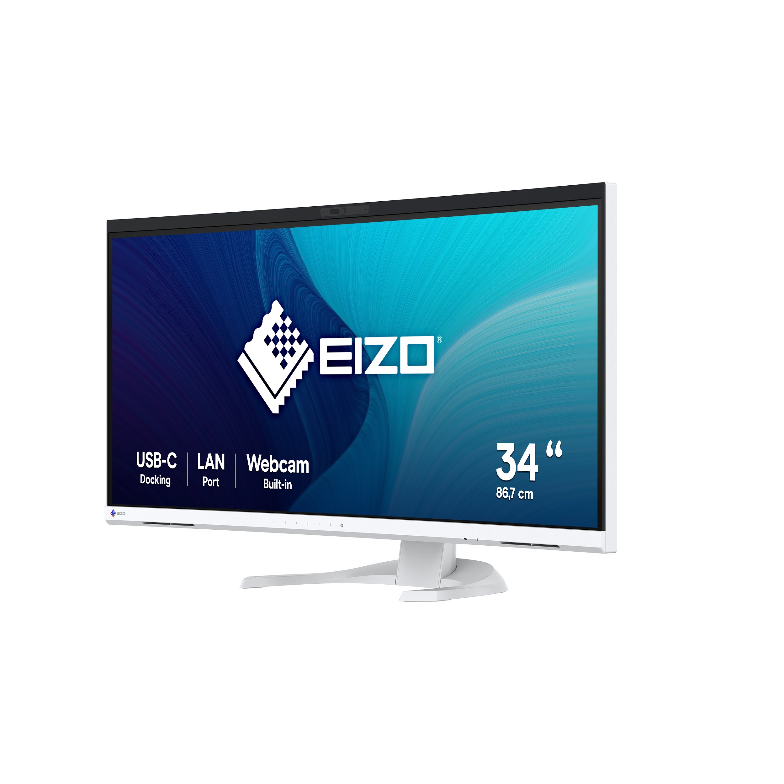 EIZO FlexScan EV3450XC-WT Monitor PC 86,6 cm (34.1) 3440 x 1440 Pixel UltraWide Quad HD LCD Bianco