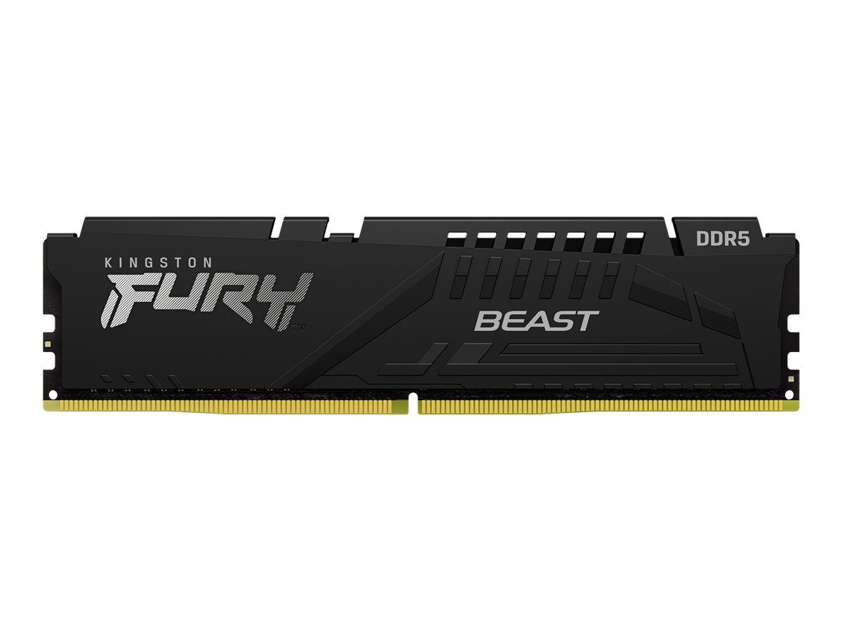 Kingston 64GB 5200MT/s DDR5 CL40 DIMM Kit of 4 FURY Beast Black XMP - 64 GB - DDR5