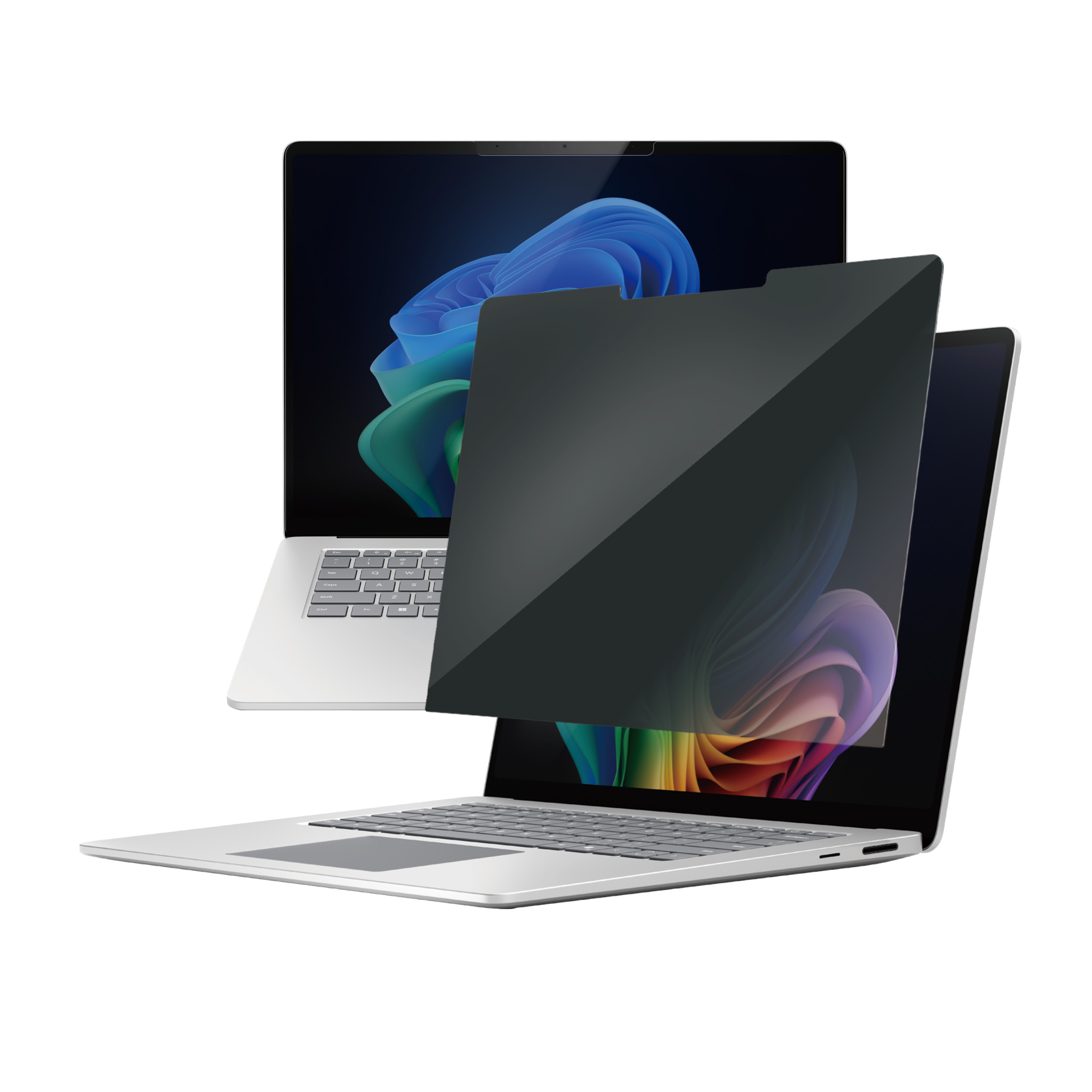 PanzerGlass � Privacy Screen Protector Microsoft Surface Laptop 7th Edition 15 | Ultra-Wide Fit