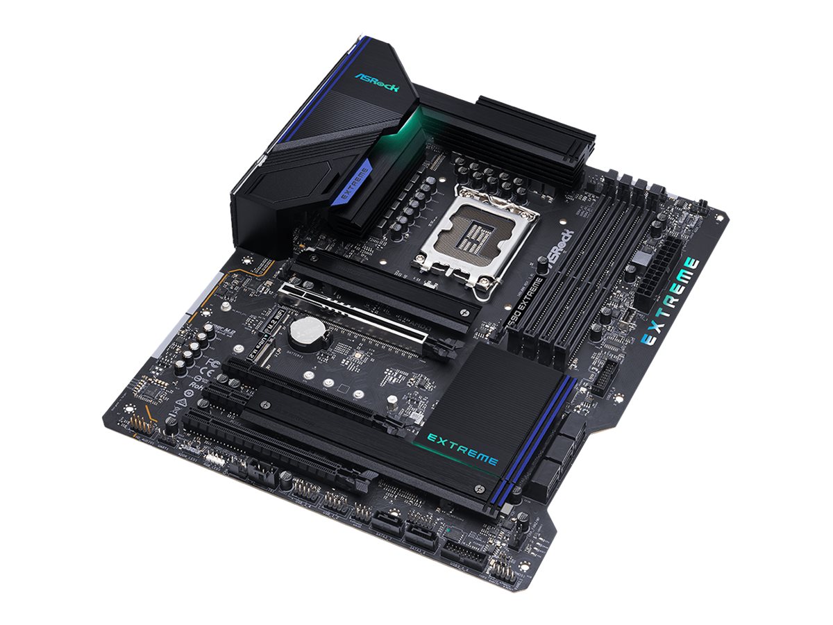 ASRock Z690 Extreme - Motherboard - ATX - LGA1700-Sockel - Z690 Chipsatz - USB-C Gen2, USB 3.2 Gen 1, USB 3.2 Gen 2, USB-C Gen 2x2 - Gigabit LAN, 2.5 Gigabit LAN - Onboard-Grafik (CPU erforderlich)