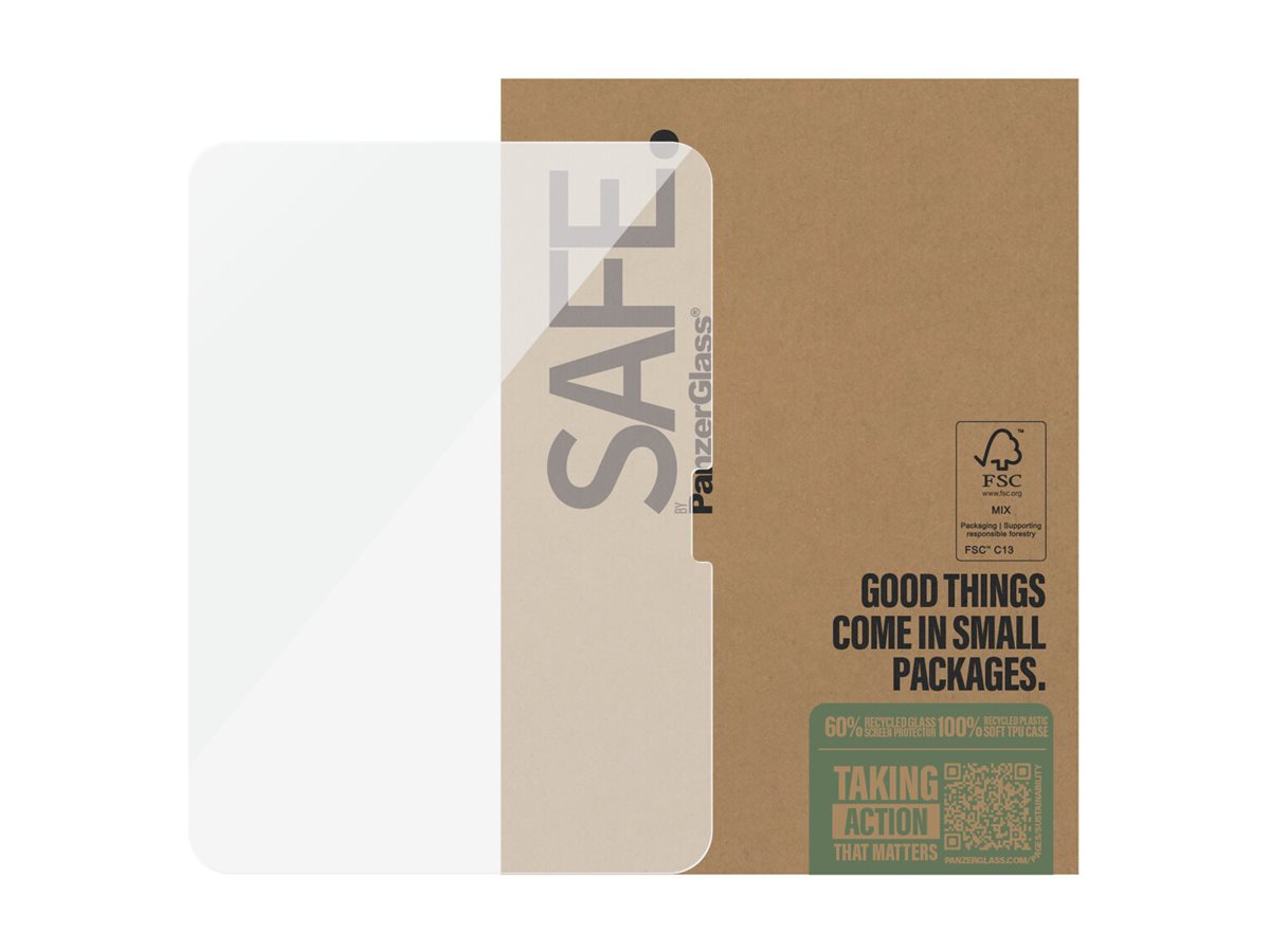PanzerGlass SAFE. by PanzerGlass - Bildschirmschutz f�r Tablet, Stylus / digitaler Stift - ultrabreite Passform - Glas - 10,9 oder 11 (Packung mit 50)