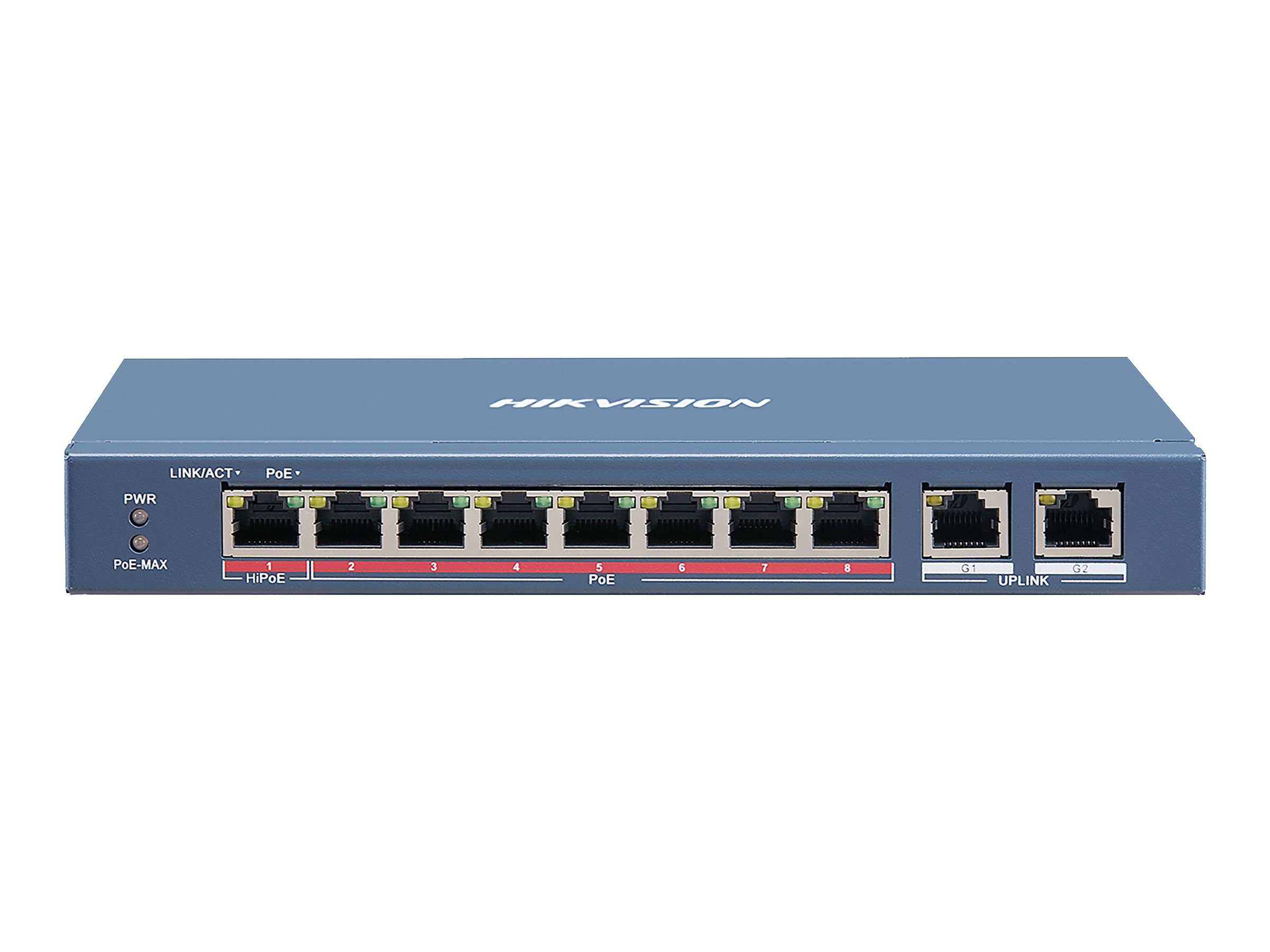 Hikvision DS-3E0310HP-E - Switch - unmanaged - 7 x 10/100 (High PoE)