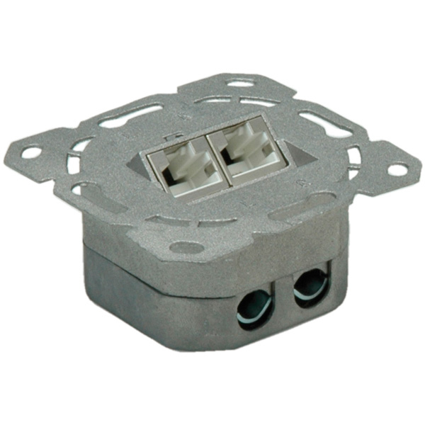 VALUE Dose - Anschlussdose, Unterputz - RJ-45 X 2