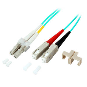 EFB Elektronik O0314.7,5 fibre optic cable 7.5 m LC SC Blue