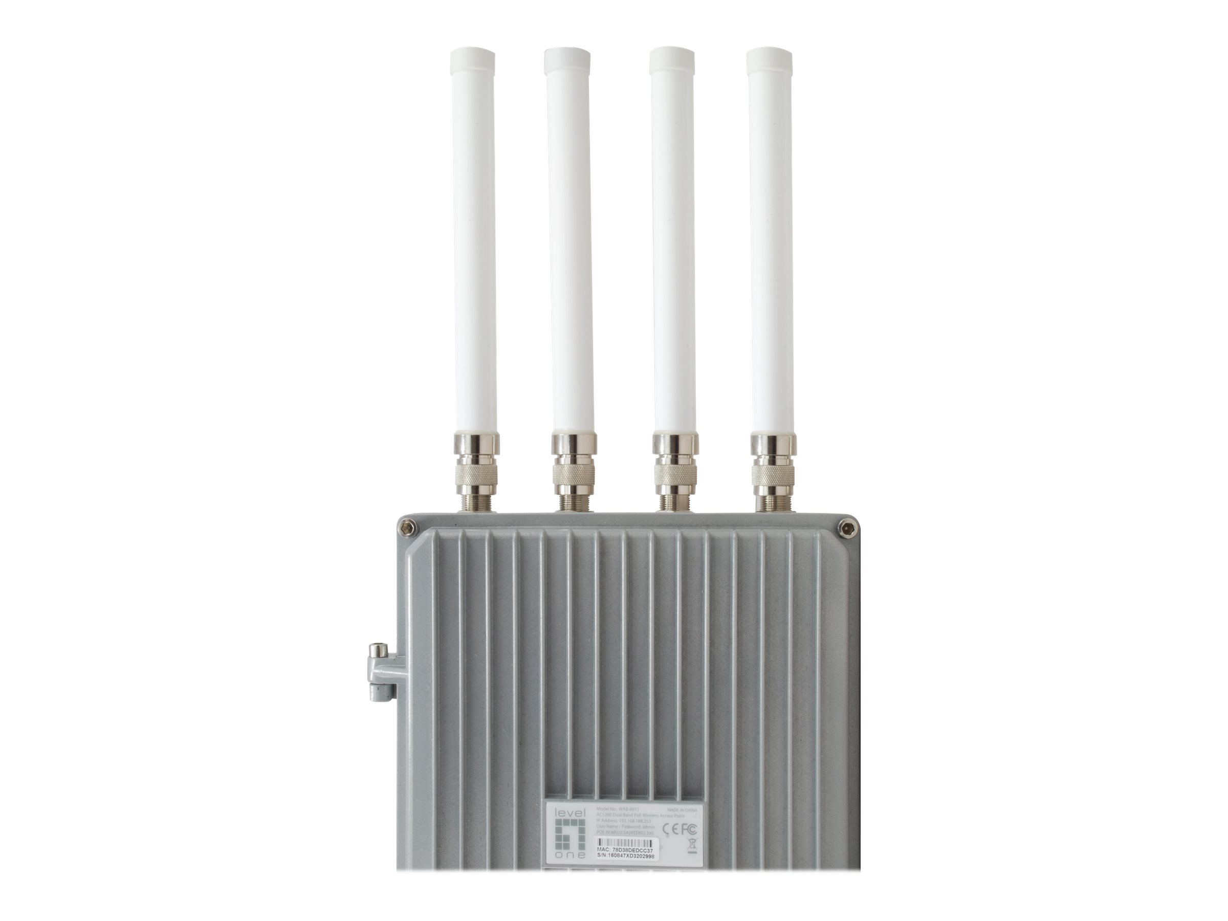 LevelOne OAN-4058 antenne Antenne omni-directionnelle Type-N 8 dBi