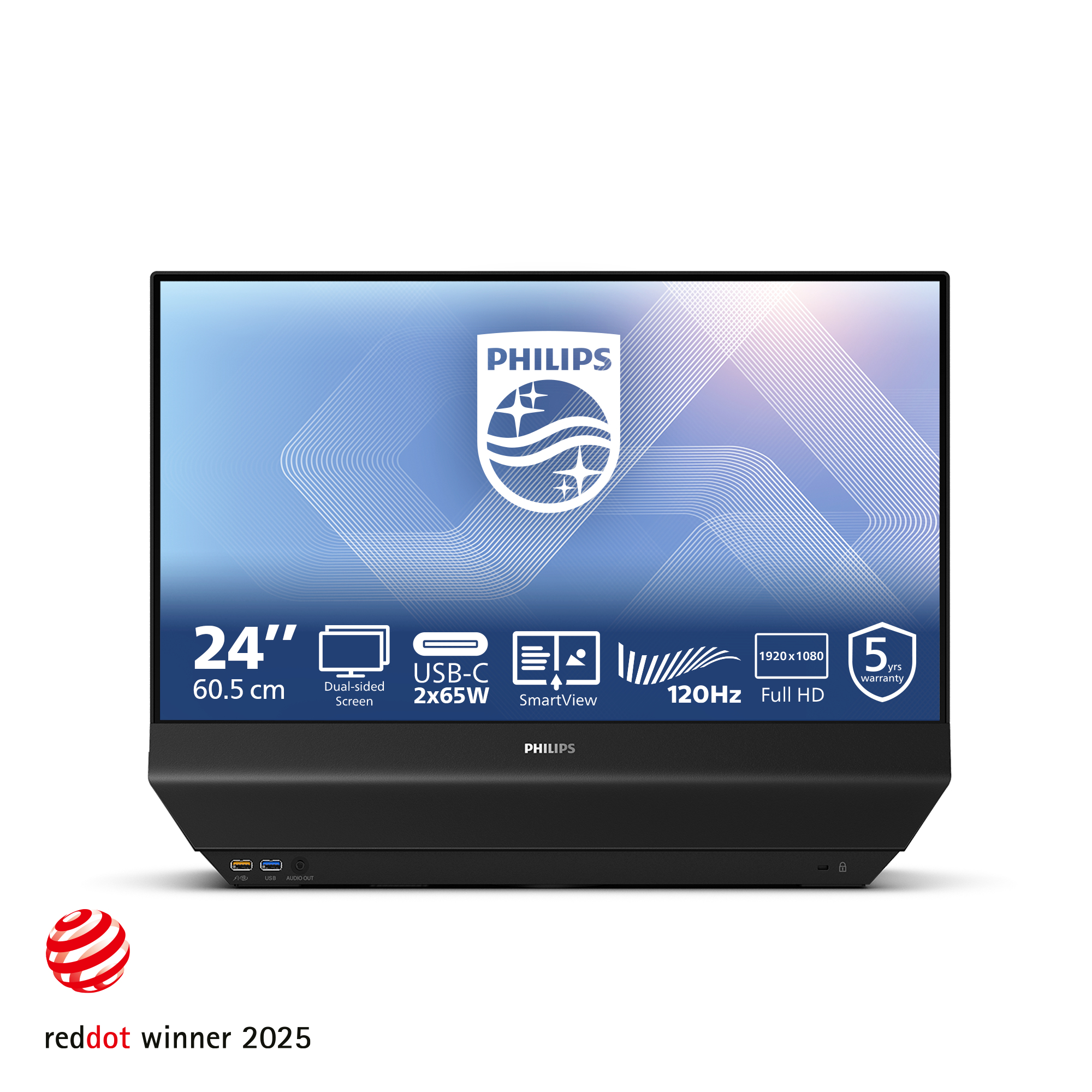 Philips 24B2D5300/00 �cran plat de PC 60,5 cm (23.8) 1920 x 1080 pixels Full HD LCD Noir