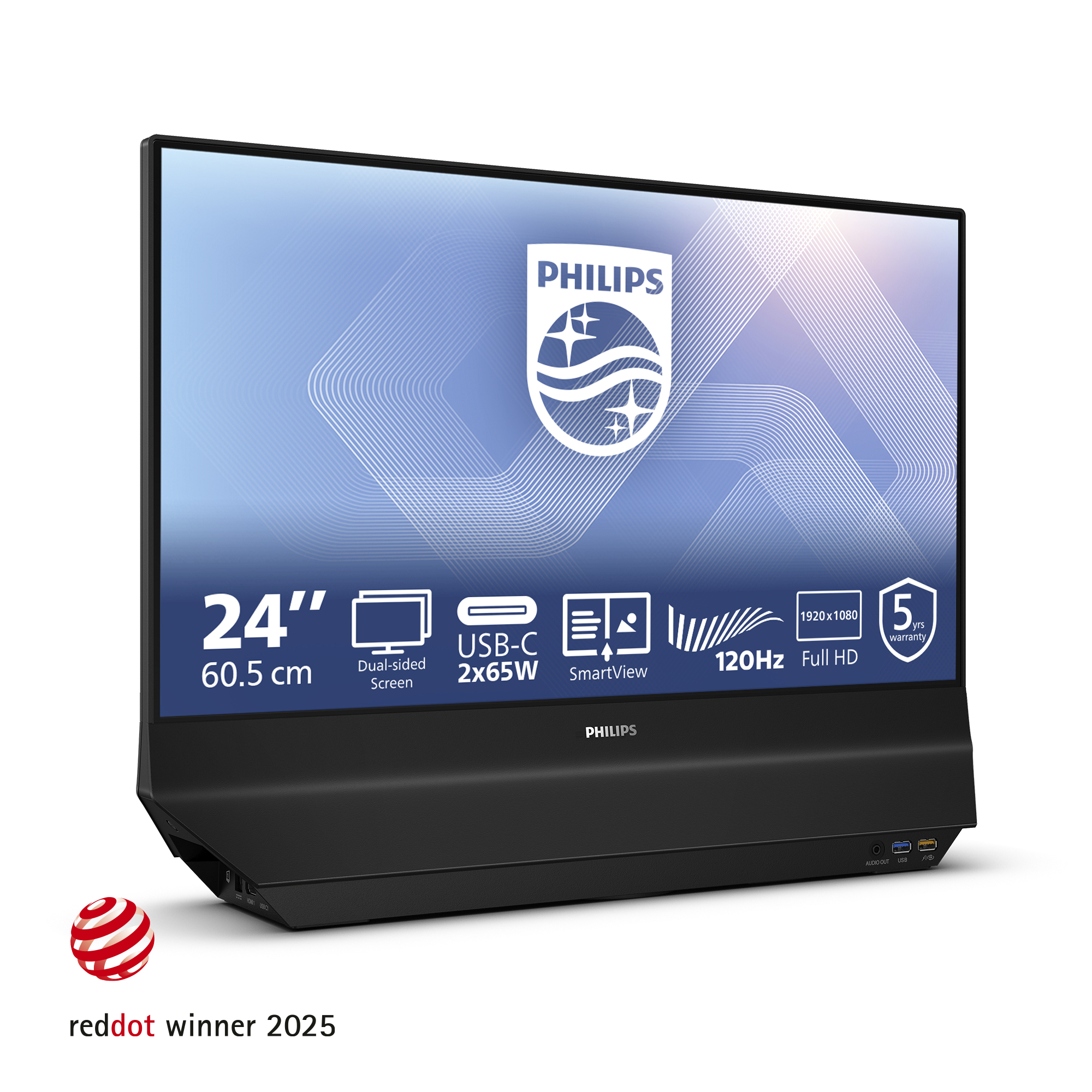 Philips 24B2D5300/00 �cran plat de PC 60,5 cm (23.8) 1920 x 1080 pixels Full HD LCD Noir