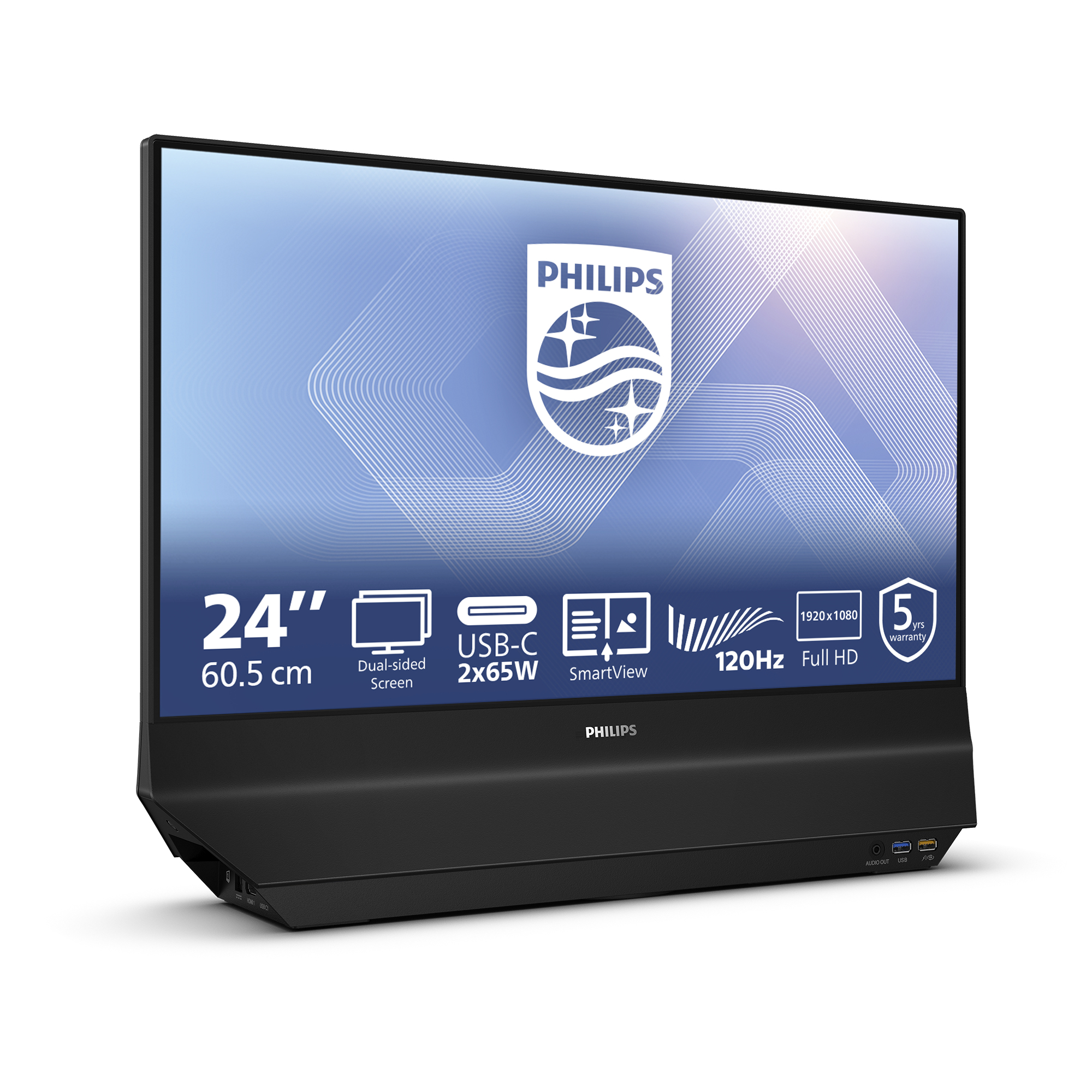 Philips 24B2D5300/00 �cran plat de PC 60,5 cm (23.8) 1920 x 1080 pixels Full HD LCD Noir