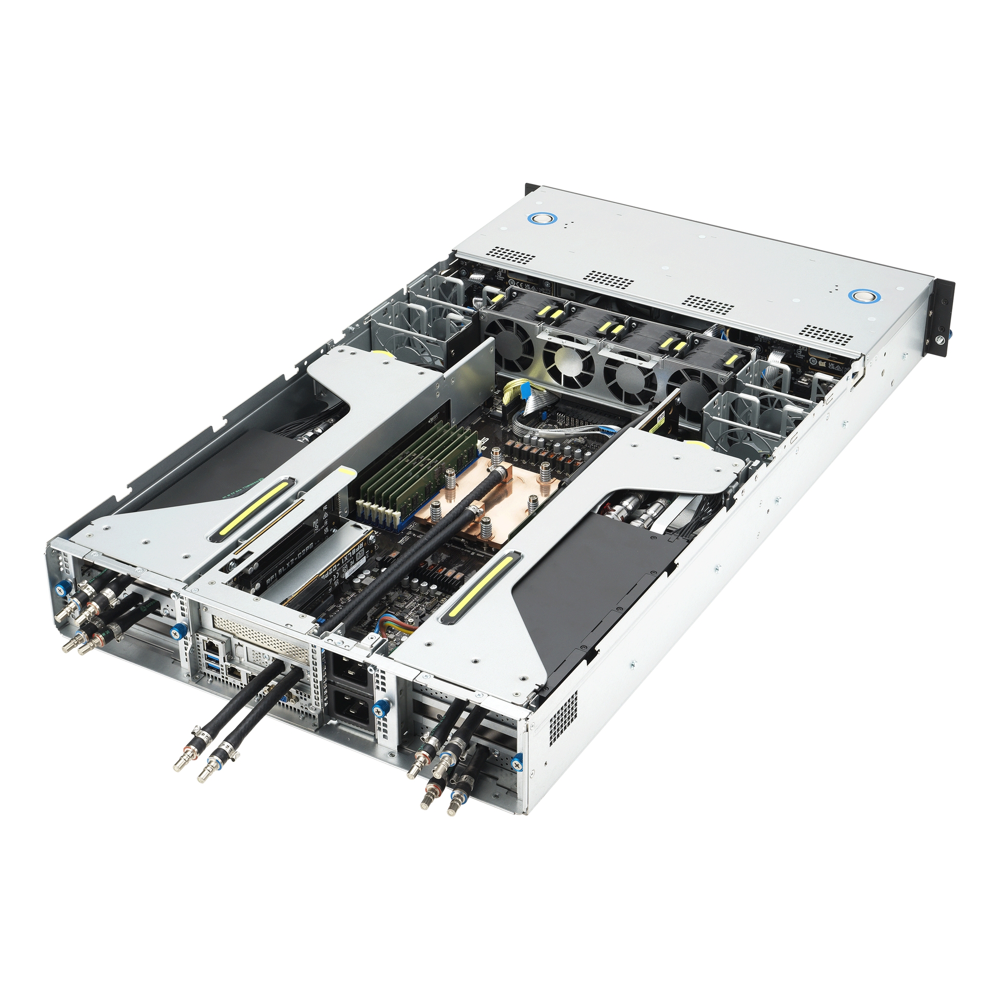 ASUS ESC4000A-E12 Socket SP5 Armadio (2U) Argento