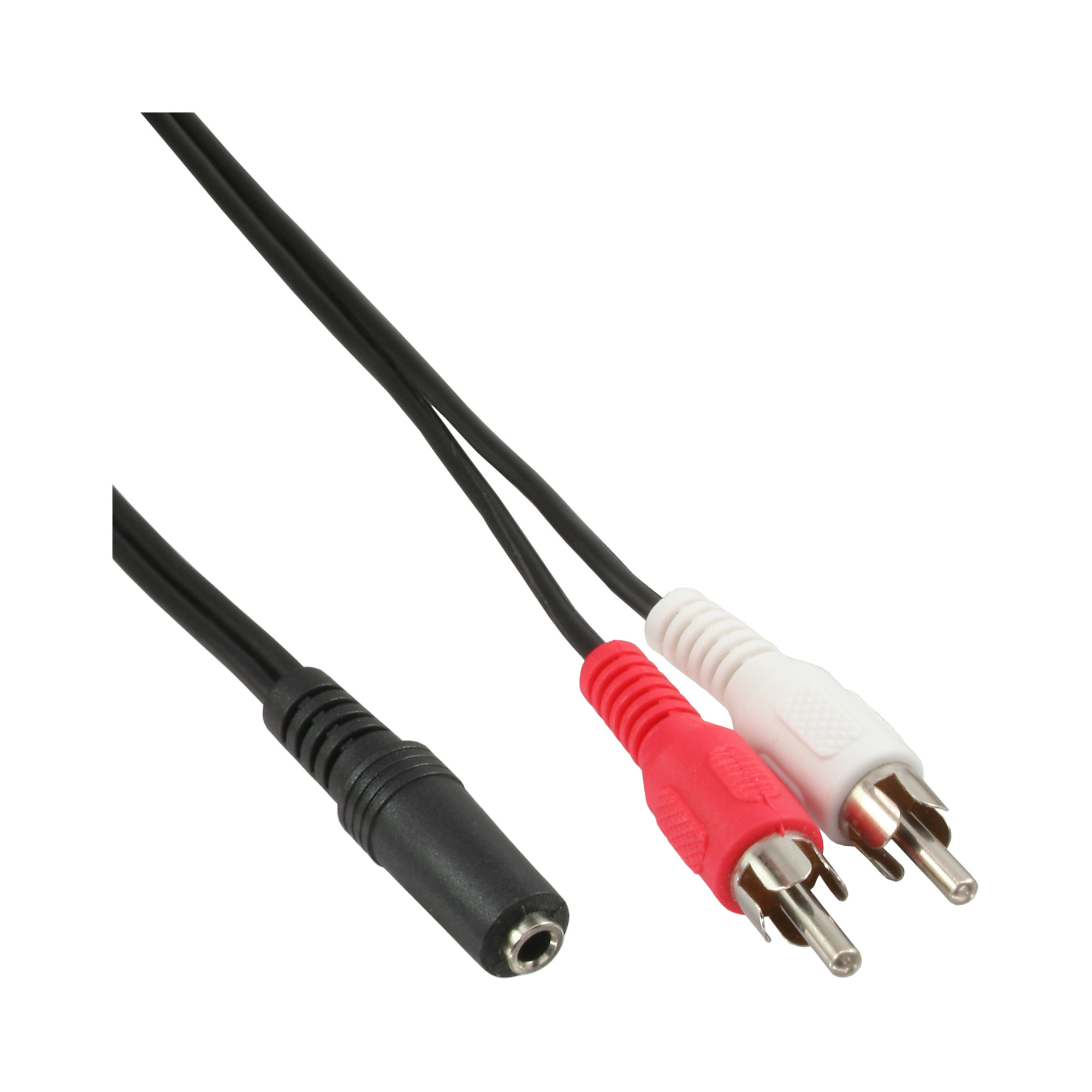 InLine Audiokabel - RCA x 2 mnnlich zu Stereo Mini-Klinkenstecker weiblich